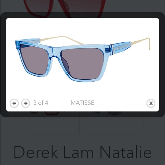 Derek Lam Other - Derek Lam Blue Sunglasses